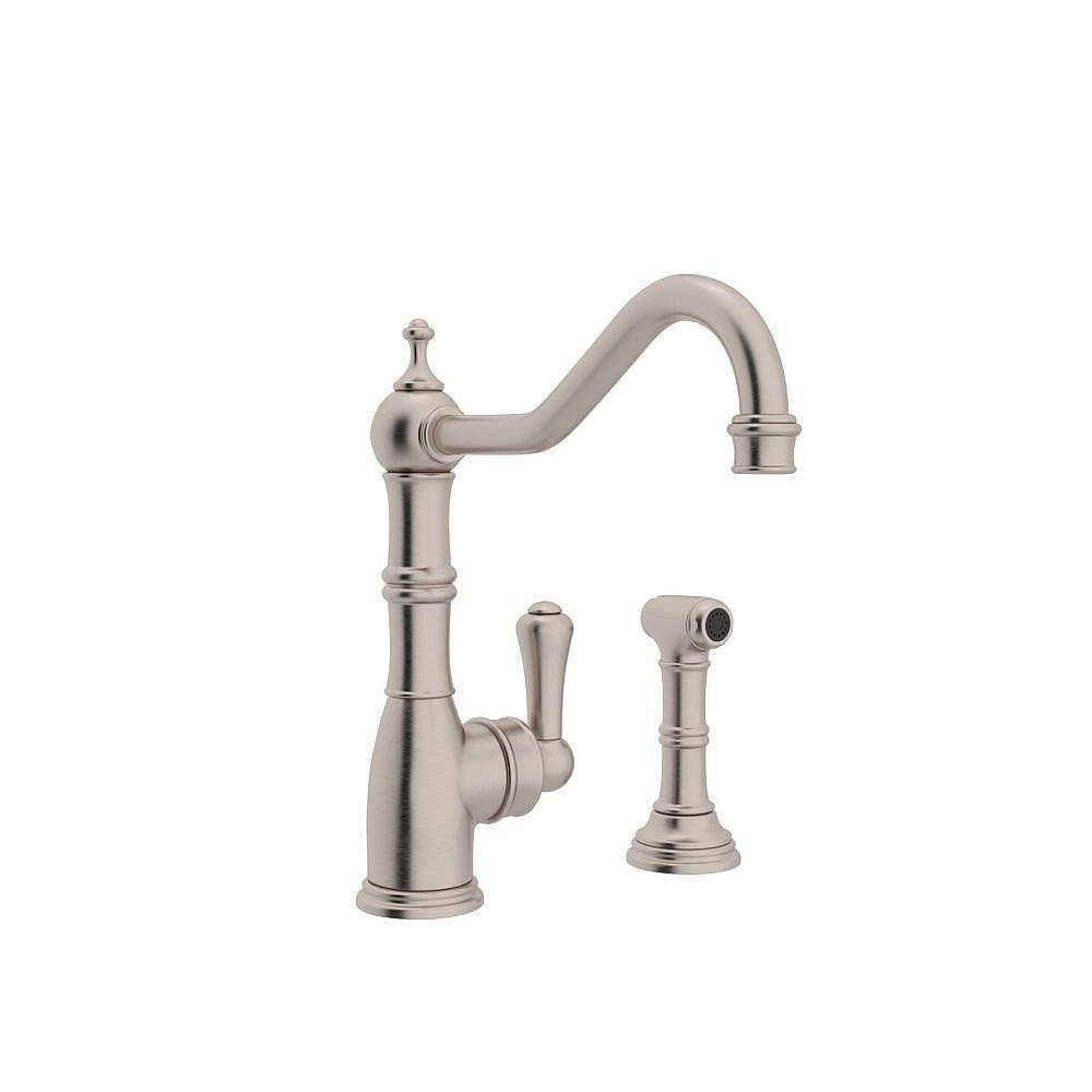 Edwardian Kitchen Faucet With Side Spray
