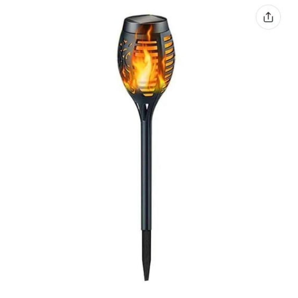 4 Pack Solar Lights Outdoor, Solar Torch Lights Outdoor Flickering Flame for Outdoor Decorations, Waterproof Garden Light Solar Powered , Torches Flame Light for Outside Yard Patio Lawn Garden Decor