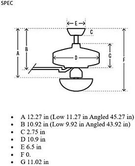 52" Builder Elite 5 - Blade Standard Ceiling Fan with Pull Chain