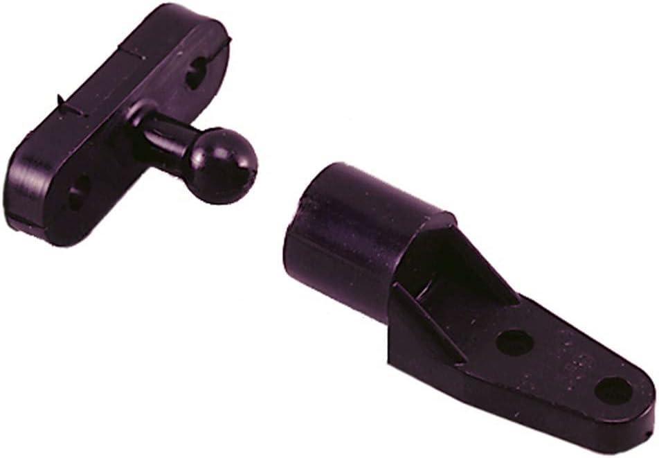 Black Polymer Marine Cabinet Door Catch