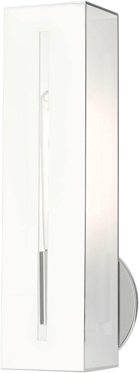 Livex Lighting Soma 1 - Light Wall Light in  Polished Chrome