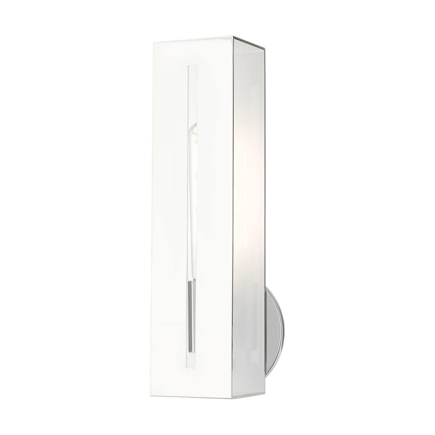 Livex Lighting Soma 1 - Light Wall Light in  Polished Chrome