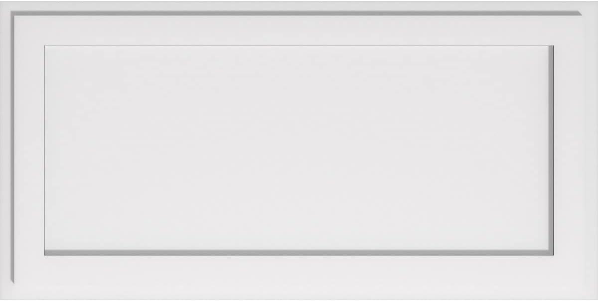 Ekena Millwork 24"W x 16"H x 7"ID x 7 1/2"C x 1"P Zoe Architectural Grade PVC Contemporary Ceiling Medallion CMP36X18RE