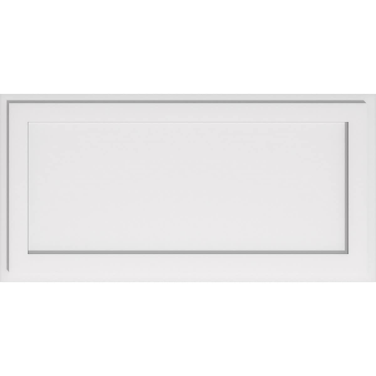 Ekena Millwork 24"W x 16"H x 7"ID x 7 1/2"C x 1"P Zoe Architectural Grade PVC Contemporary Ceiling Medallion CMP36X18RE