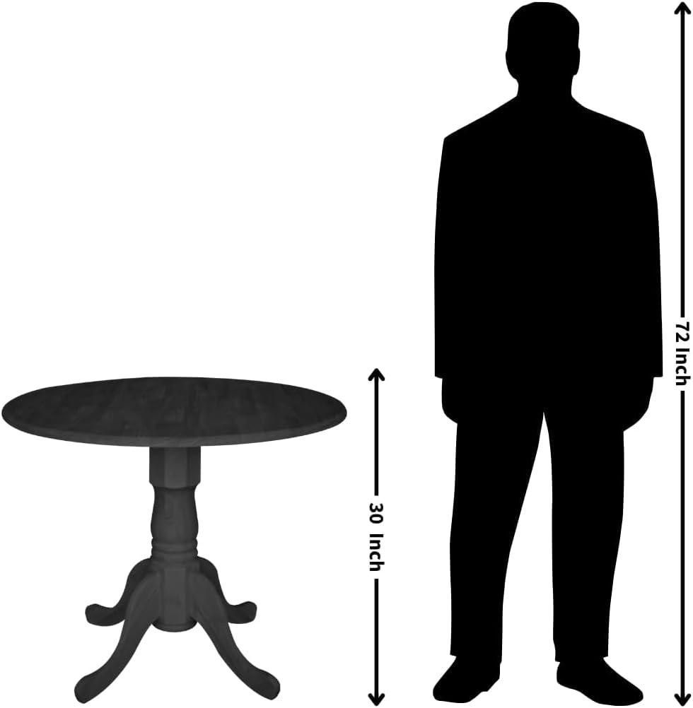 International Concepts Dual Drop Leaf Table - 36", Unfinished