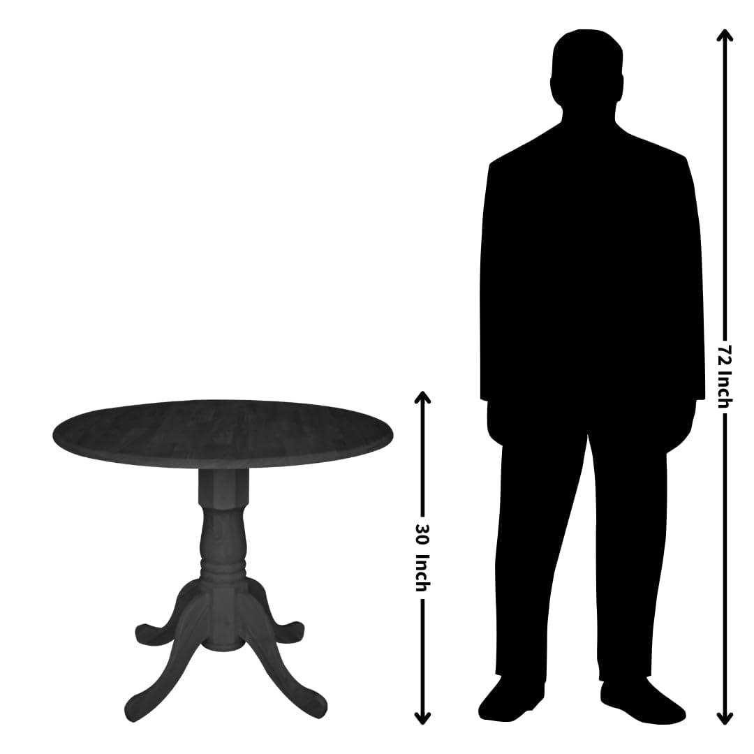 International Concepts Dual Drop Leaf Table - 36", Unfinished