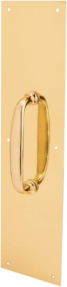 Prime-Line Door Pull Plate with Handle, 4 in. x 16 in. (Single Pack)