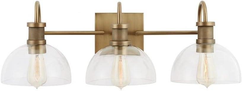 Capital Lighting Cassidy 3 - Light Vanity in  Aged Brass