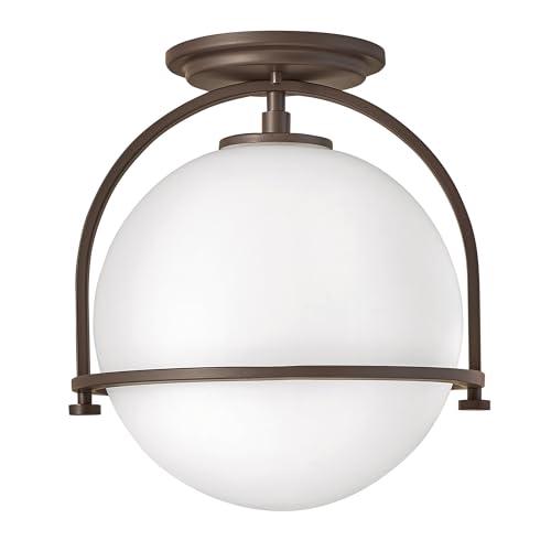 McCormick Hand Blown Glass Semi Flush Mount