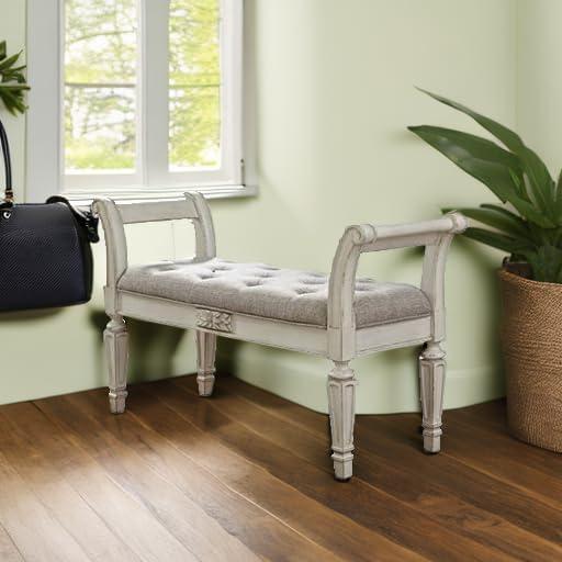 Kelly Clarkson Home Hayley Polyester Upholstered Bench
