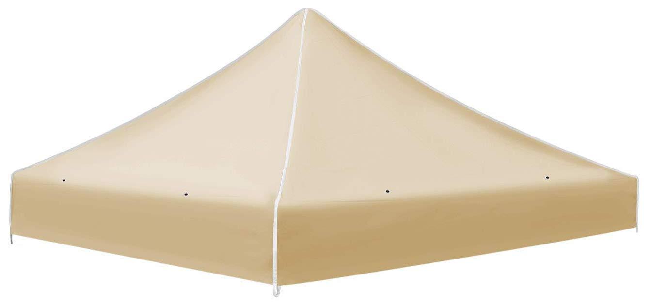 Yardgrow Replacement Canopy for 10'x10' Ez POP UP Tent Instant Gazebo Polyester Cover ONLY(Frame is not Included)
