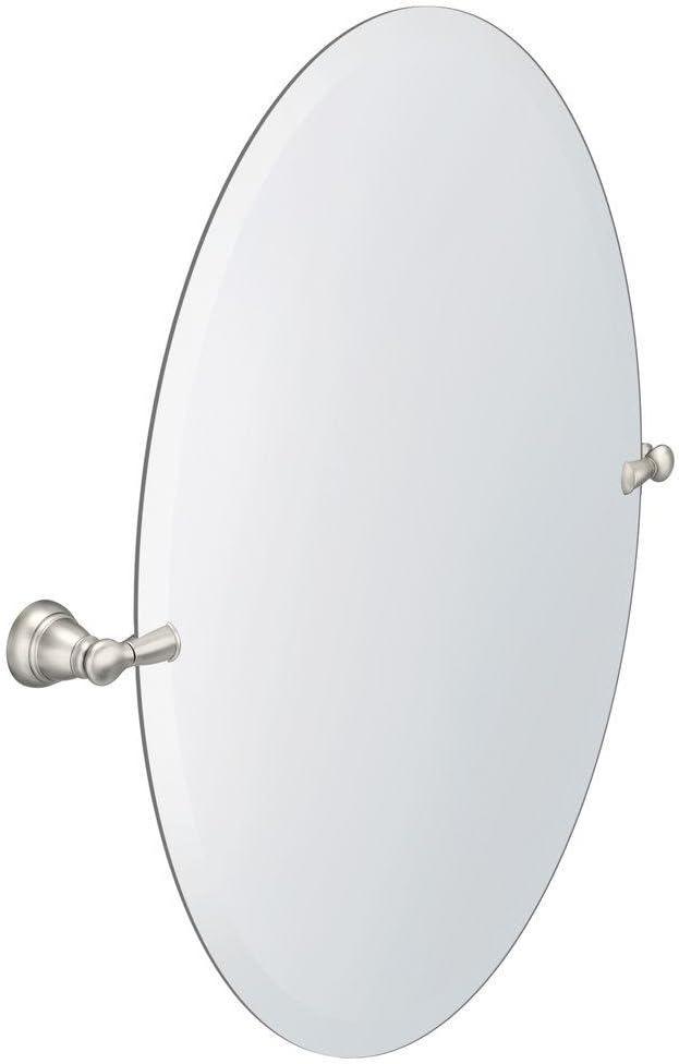 Oval Frameless 26" x 23" Bathroom Vanity Mirror