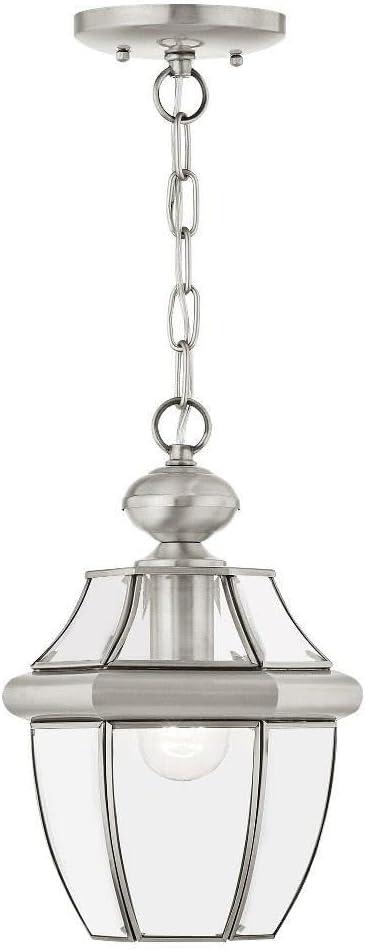 Livex Lighting Monterey 1 - Light Pendant in  Brushed Nickel