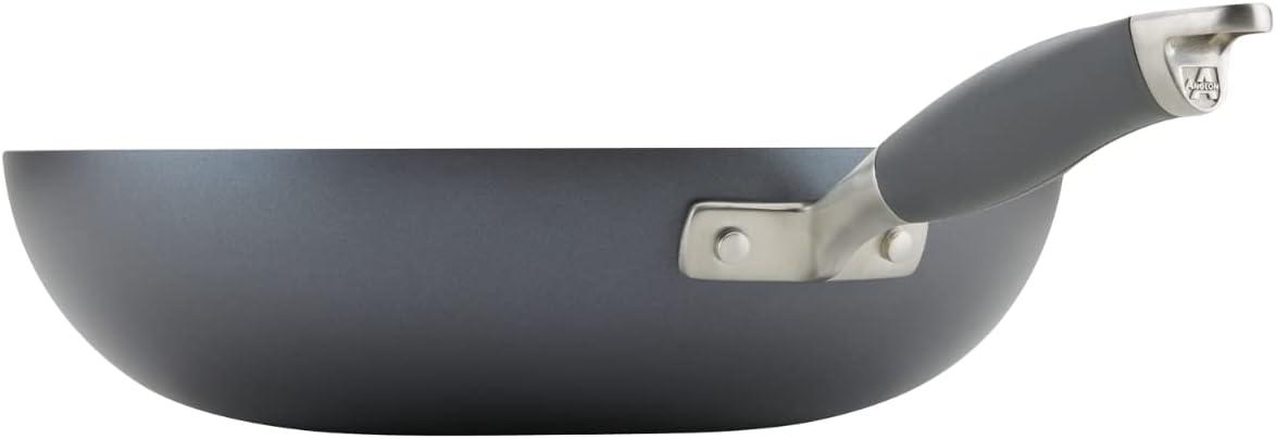 Anolon Anolon Advanced Home Hard Anodized Nonstick Stir Fry Pan / Wok, 12 Inch