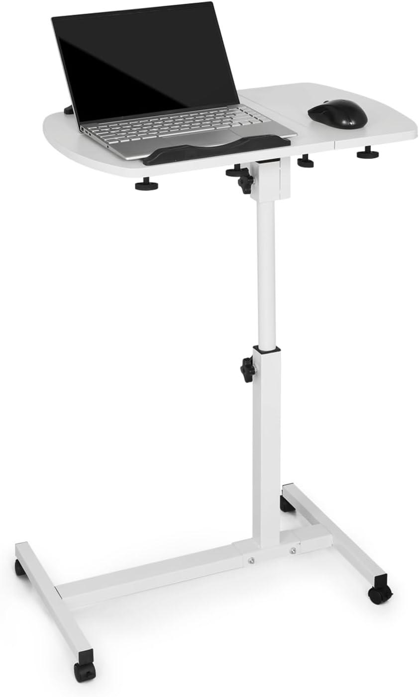 Bring Home Furniture Lifting Computer Desk, Multifunctional Standing Table, Laptop Cart with Mouse Pad for Small Spaces