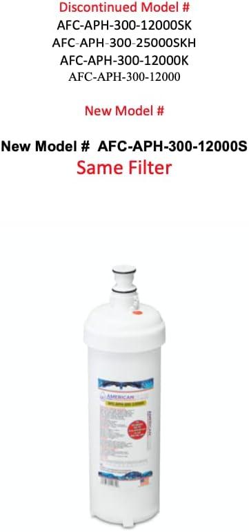 AFC Brand , Water Filters , Model # AFC-APH-300-12000SKH , Compatible with Manitowoc® K-00338 - 6 Filters - Made in U.S.A.