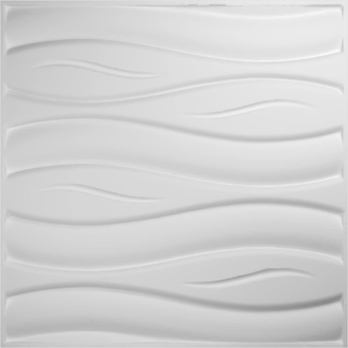 Ekena Millwork 19 5/8"W x 19 5/8"H Swell EnduraWall Decorative 3D Wall Panel