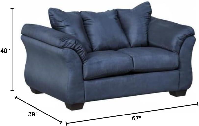 Signature Design by Ashley Darcy Loveseat in Blue