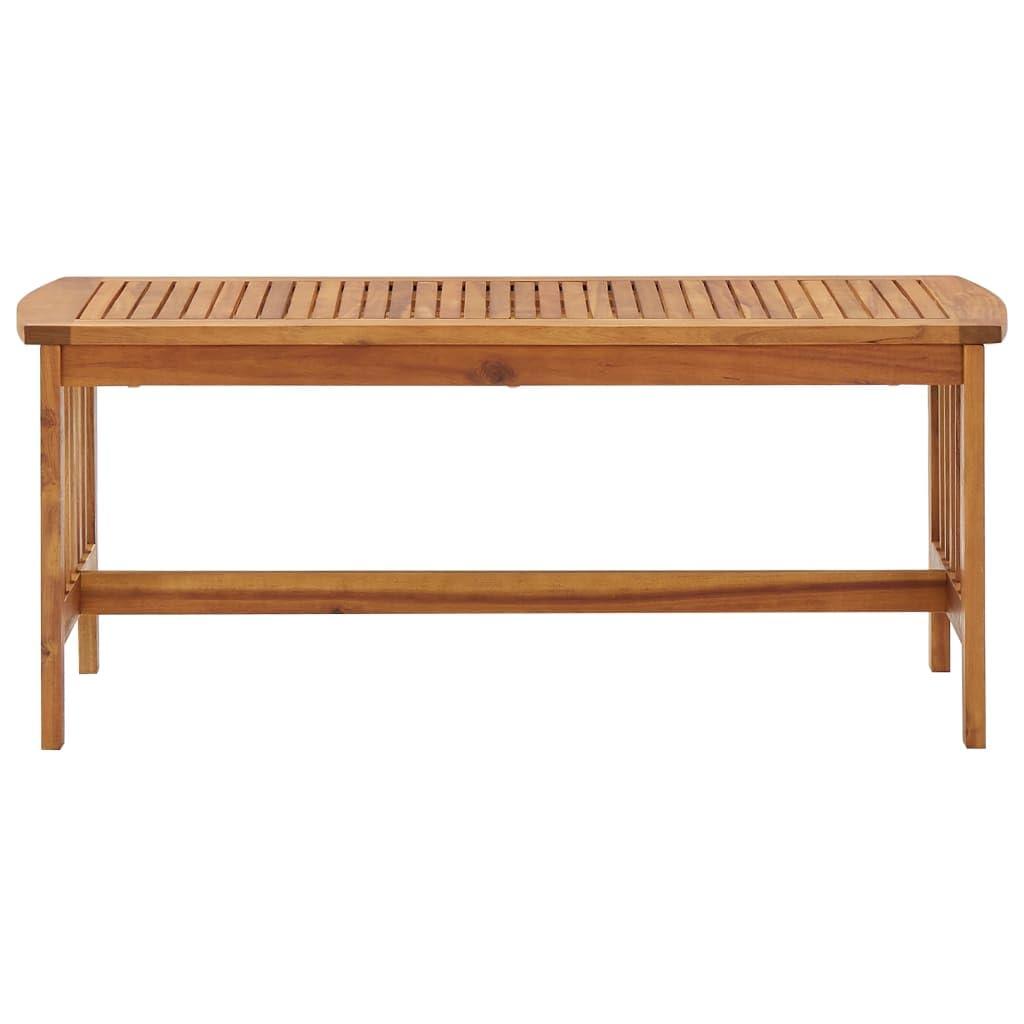 vidaXL Coffee Table Natural Acacia Wood Solid Acacia Wood Medium Durable