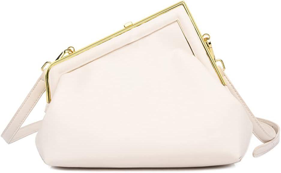 Women Shoulder Bags Crossbody Bag PU Leather Hobo Handbags Clutch Purse with Metal Clasp Closure