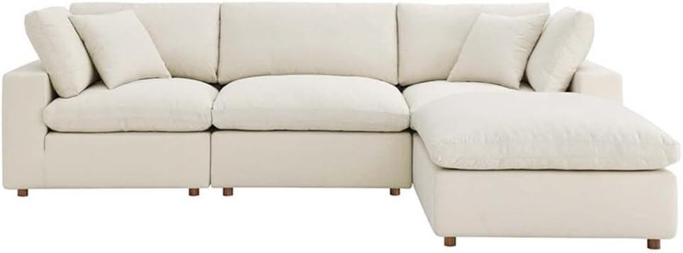 Commix Down Filled Overstuffed 4 Piece Sectional Sofa Set-EEI-3356