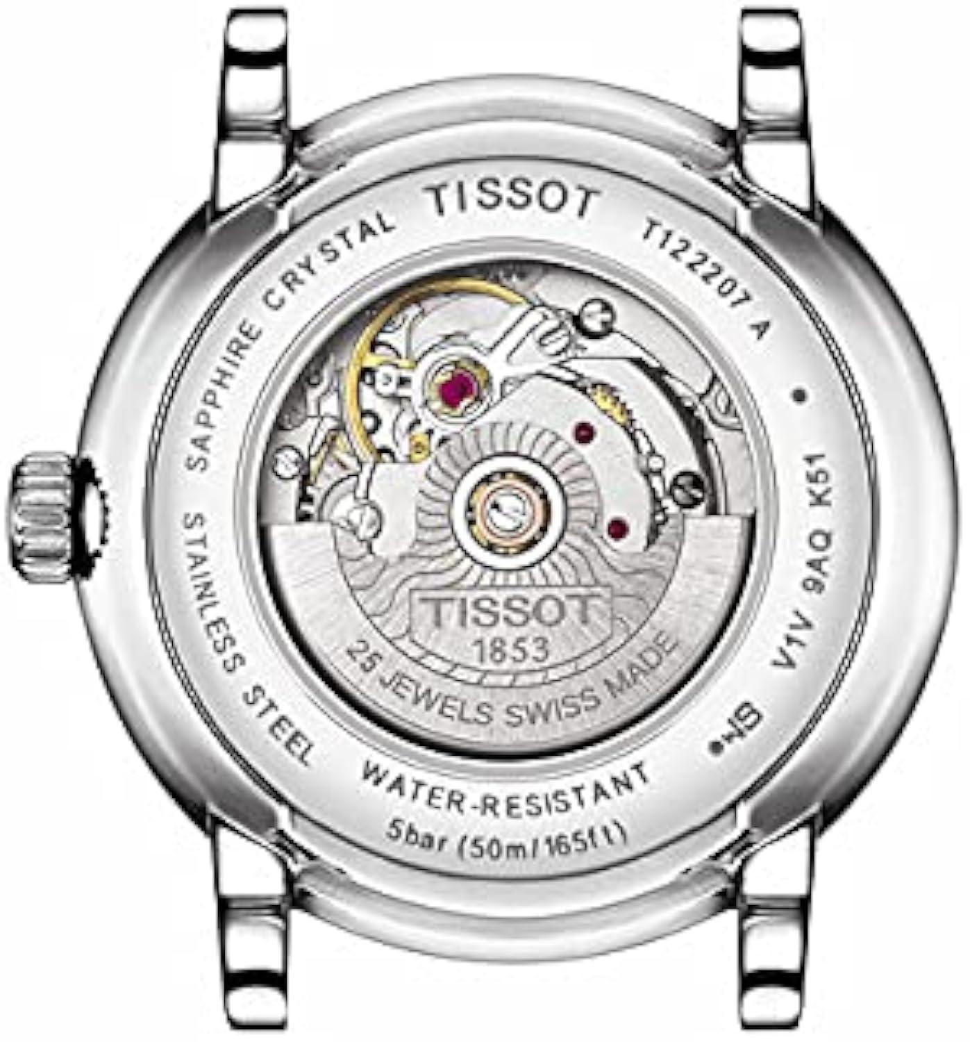 Tissot T-Classic Automatic Silver Dial Ladies Watch T122.207.11.033.00