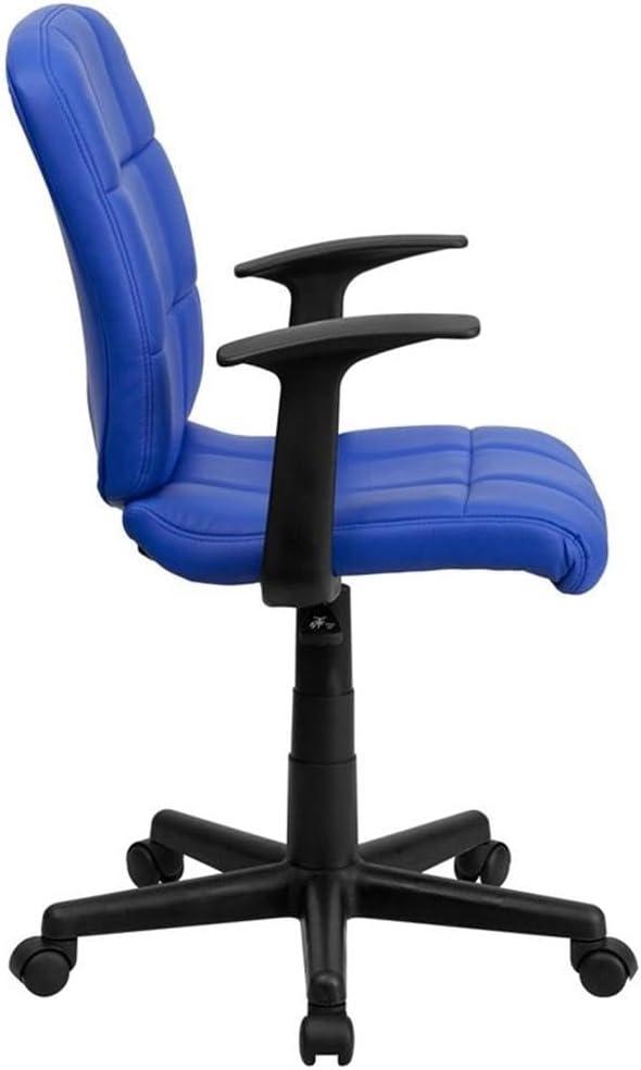 ColorLife Bonavant Mid-Back Quilted Vinyl Swivel Task Office Chair
