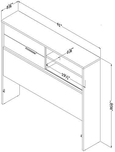 Fynn Twin Bookcase Headboard