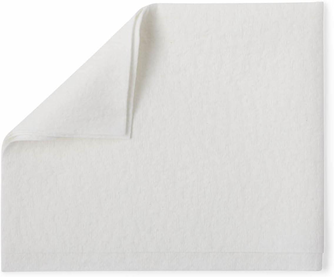 White Disposable Latex-Free Washcloths, 10"x12.5", Pack of 50