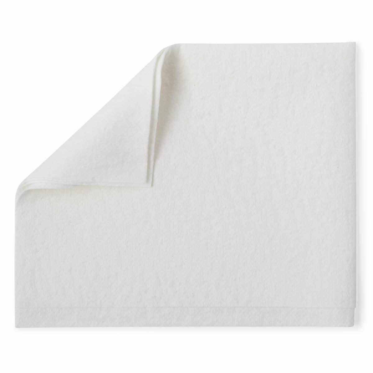 Medline Deluxe Dry Disposable Washcloths, 10" x 13", White, Pack Of 50 Washcloths, Case Of 10 Packs