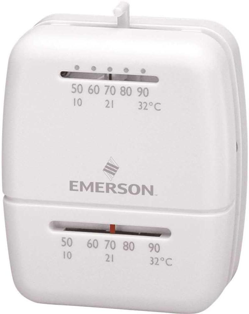White-Rodgers 1C20101S1 White Rodgers Heating Thermostat - White