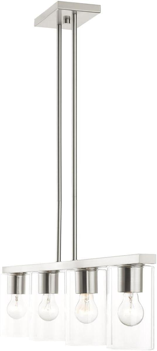 Livex Lighting Zurich 4 - Light Chandelier in  Brushed Nickel