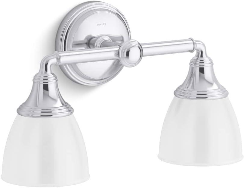 Devonshire 2 Light Indoor Bathroom Vanity Light Fixture, Position Facing Up or Down, UL Listed