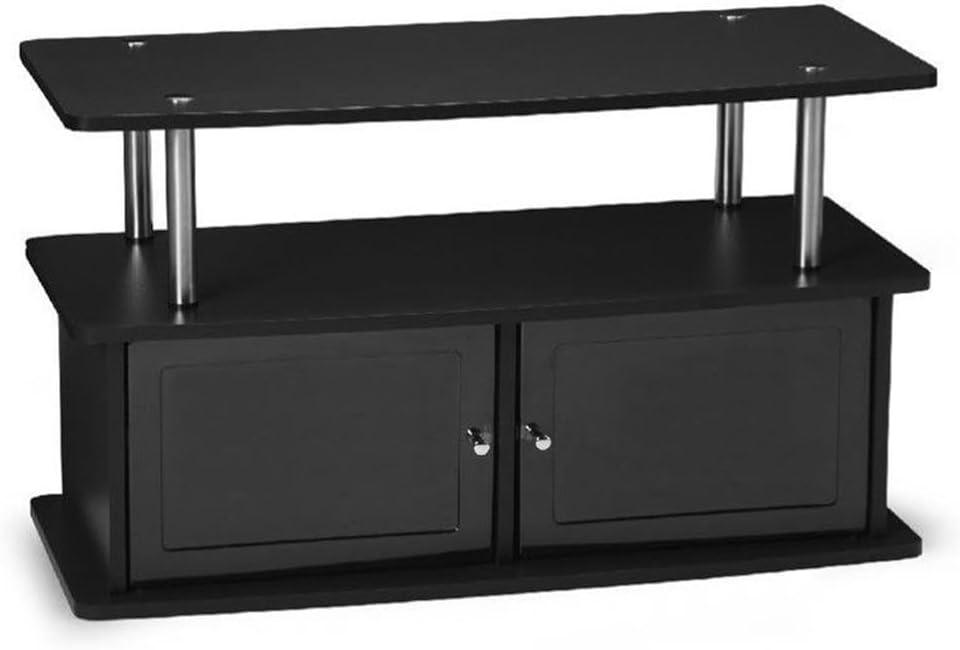 Convenience Concepts Designs2Go" TV Stand with Two Cabinets, for TVs up to 36", Black