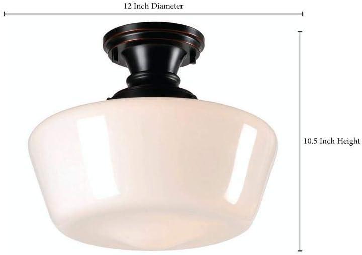 YGDU 93660ORB Flushs, Medium, Blackened Oil Rubbed Bronze