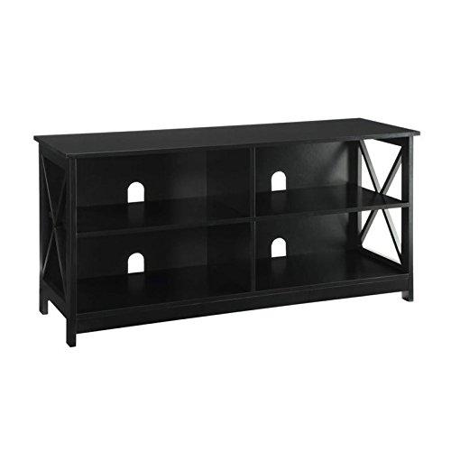 Convenience Concepts Oxford 55 inch TV Stand with Shelves, Black