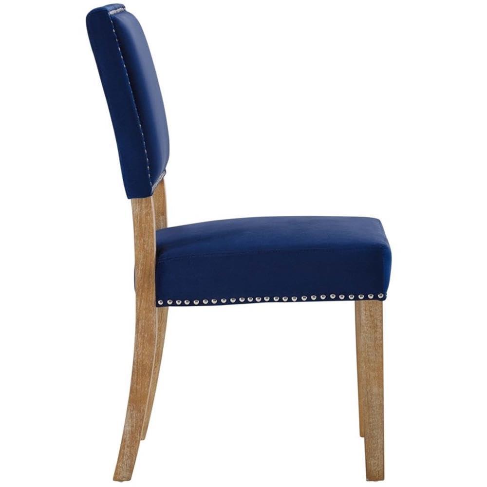 Elegant Black Velvet Upholstered Side Chair with Wood Frame