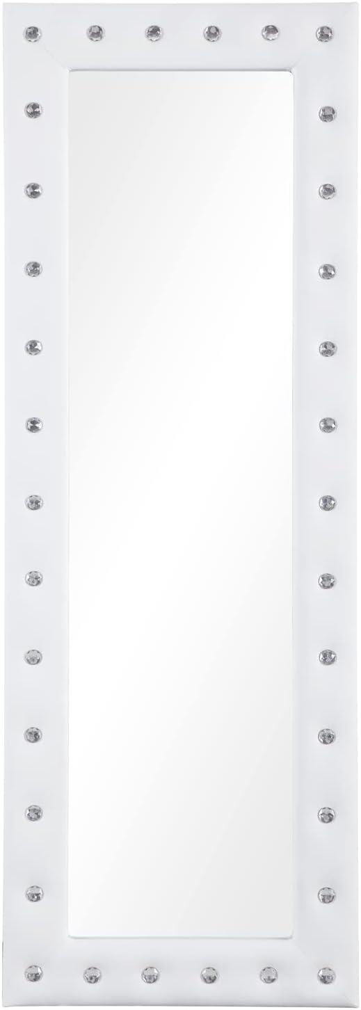 Naomi Home Maisie Modern Aluminum Mirror White
