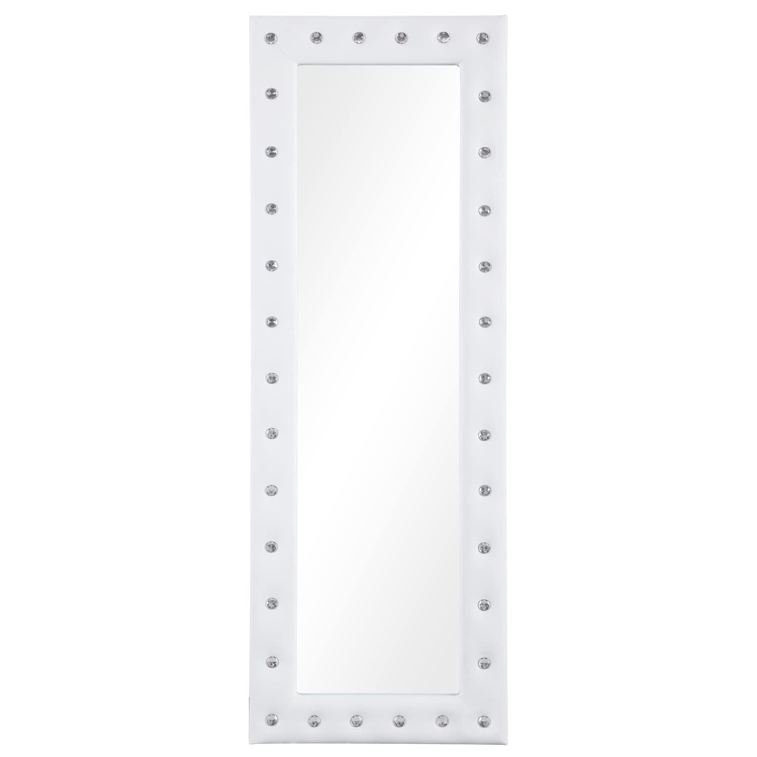 Naomi Home Maisie Modern Aluminum Mirror White