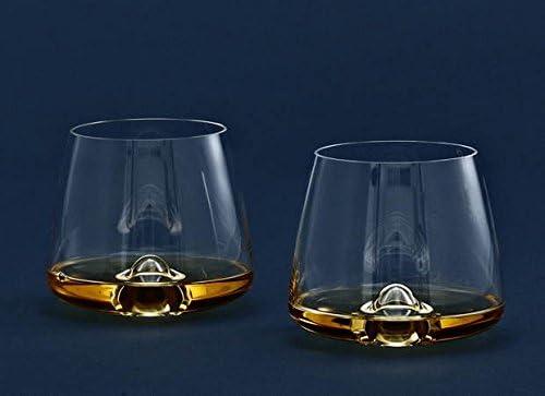 Rikke Hagen Clear Glass Whiskey Tumblers Set of 2