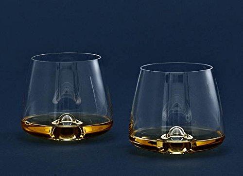 Rikke Hagen Clear Glass Whiskey Tumblers Set of 2
