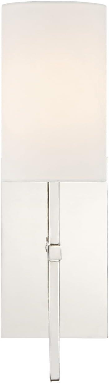 VER-241-PN-Crystorama Lighting-Veronica - One Light Wall Sconce-Polished Nickel Finish
