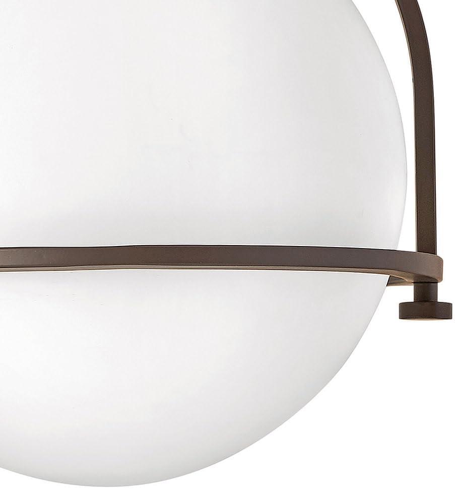 McCormick Hand Blown Glass Semi Flush Mount