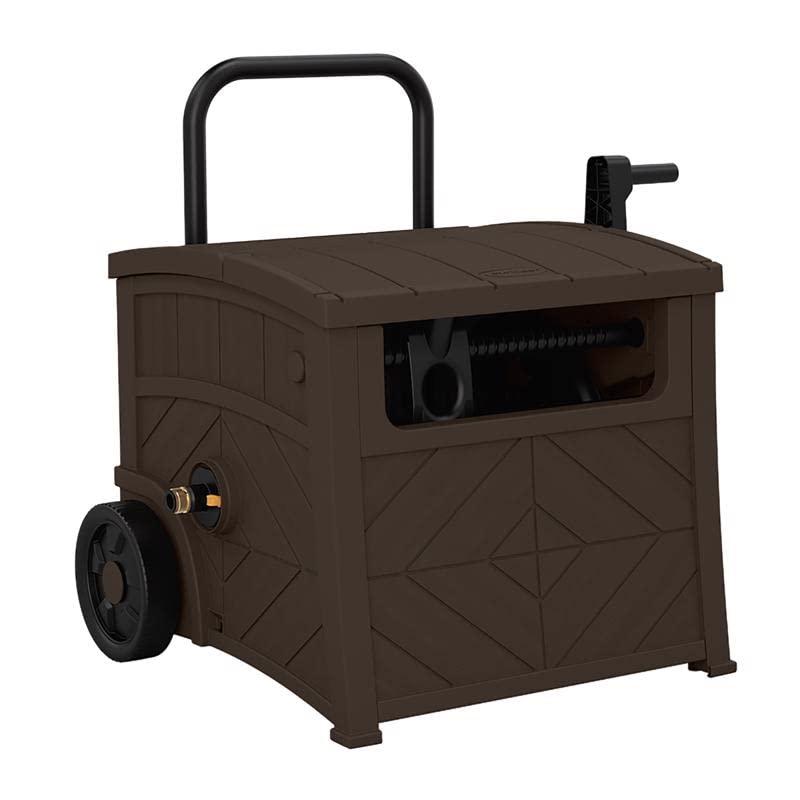 Suncast 150 ft. Brown Wheeled Hideaway Hose Reel