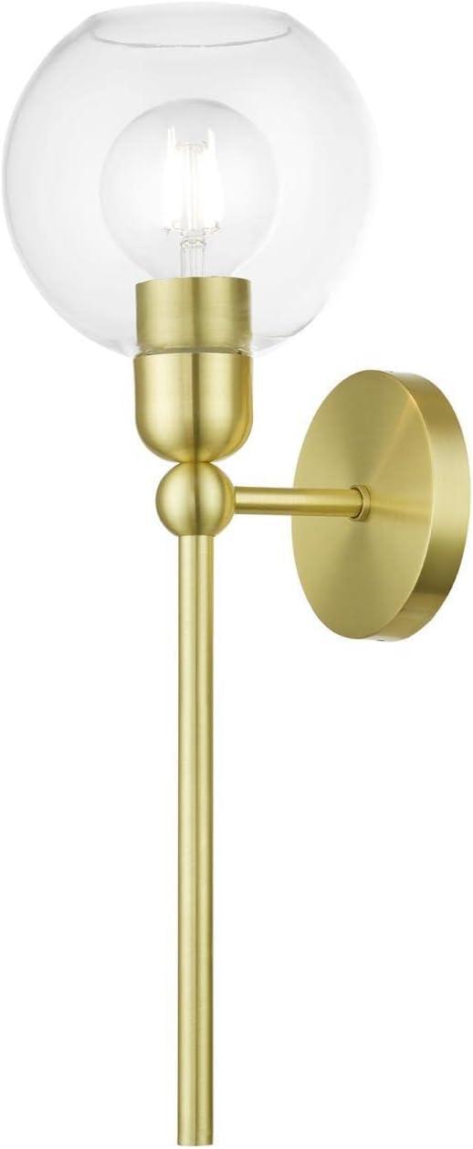 Livex Lighting Downtown 1 - Light Sconce in  Satin Brass