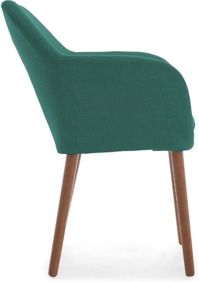 Adore Decor Roux Mid-Century Accent Chair for Home Office or Living Room