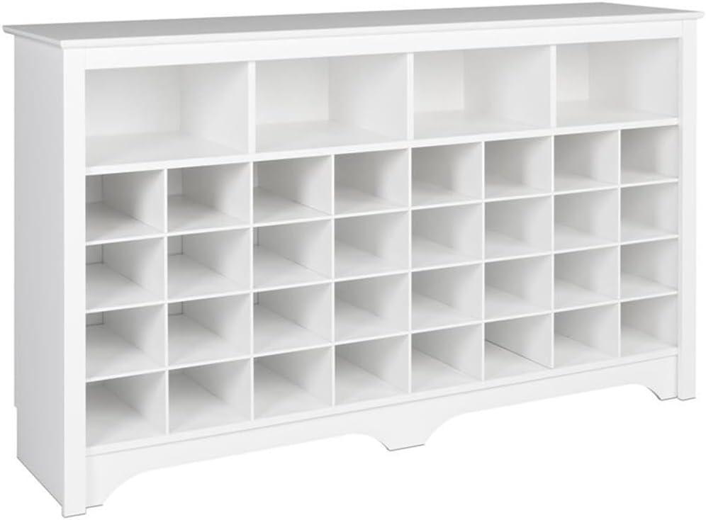 60" Entryway Shoe Cubby Console - Prepac