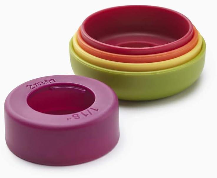 Joseph Joseph PrecisionPin Baking Adjustable Rolling Pin with Removable Thickness Rings