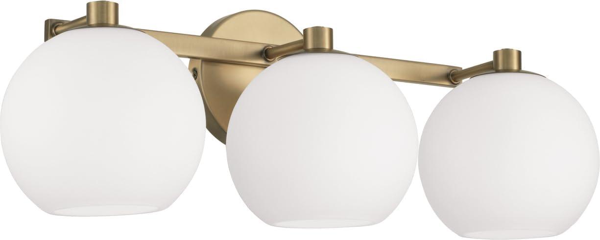 Ansley 3 Light Frosted Dimmable Vanity Light