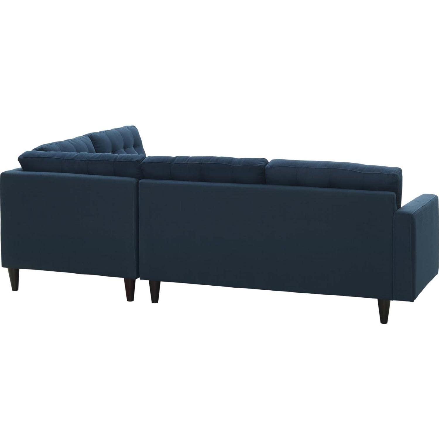 Modway Empress 2 Piece Upholstered Fabric Sectional